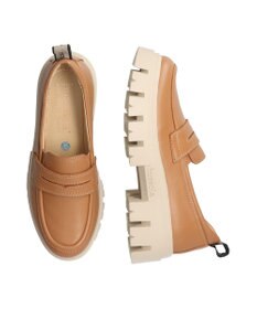 INTER-CHAUSSURES 【BUSSOLA】厚底デザインソールローファー