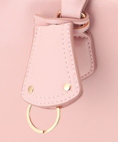 ANY SIS 【2WAY】チャーム付きスクエア ボストンバッグ