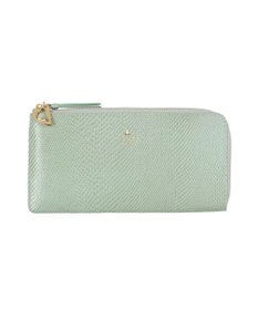 LANVIN en Bleu マゼンダ Lファスナー長財布