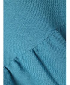 Green Parks armonia. ウエストギャザー袖ボリュームニット