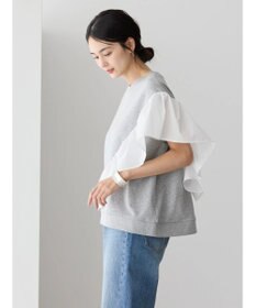 AMERICAN HOLIC ショルダーフリルミニ裏毛プルオーバー