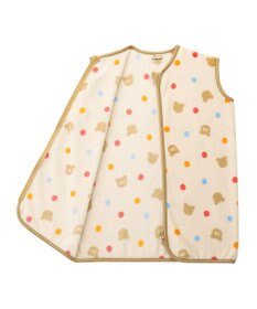 MIKI HOUSE HOT BISCUITS 総柄 フリーススリーパー