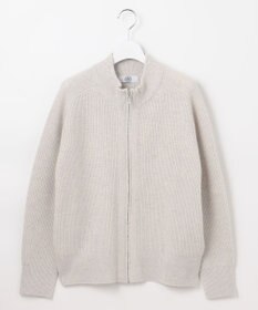 J.PRESS LADIES L 【洗える】CAT ジップアップブルゾン ニット