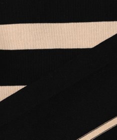 23区 【洗える】プレミアムビオコットン ボーダー ワイド ニット