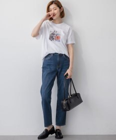 23区 S 【洗える】JANE PACKERコラボ フォトプリント Tシャツ