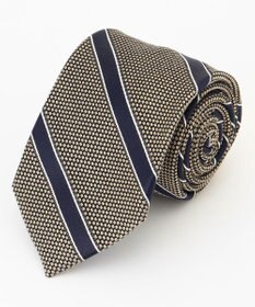 J.PRESS MEN 【JAPANESE SILK FRESCO TIE COLLECTION】ダブルストライプ ネクタイ