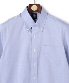 J.PRESS MEN 【PREMIUM PLEATS / 形態安定】ピンオックス 半袖シャツ / B.D.