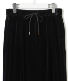 23区 【洗える】ベロアスムース ドロスト パンツ