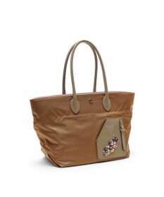 A.D.M.J. 【撥水】デービス/スワロフスキー・クリスタル　ライダースファスナートート