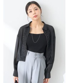 earth music&ecology フリルシャツ