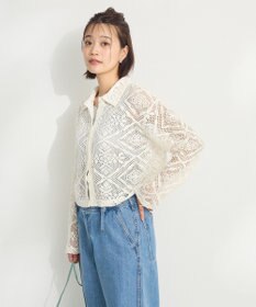 CRAFT STANDARD BOUTIQUE クロシェレースカーディガン