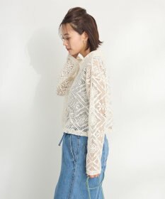 CRAFT STANDARD BOUTIQUE クロシェレースカーディガン