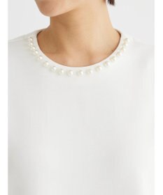 Green Parks パール付ポンチカットプルオーバー