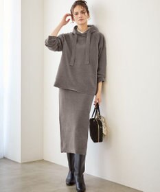 23区 S 【SLOW/一部店舗限定】ベロア風ニット スカート