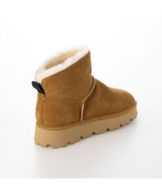 MODE ET JACOMO <carino>本革ムートンショートブーツ