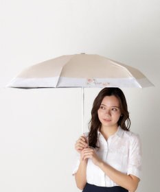 MOONBAT 【WEB限定/一級遮光99.99%】晴雨兼用折りたたみ日傘 ポール&ジョー(PAUL & JOE ACCESSOIRES)クリザンテーム/バイカラー 雨の日OK 遮熱 簡単開閉 UV 晴雨兼用