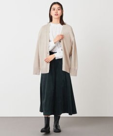 ANY 【洗濯機可】ラムウールVネック カーディガン