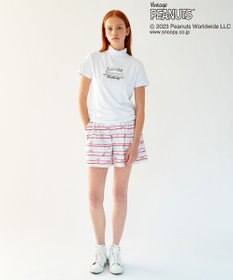 23区GOLF 【PEANUTS】【WOMEN】スヌーピーコラボ モックネックシャツ