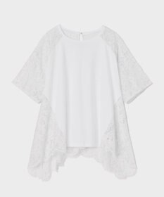 GRACE CONTINENTAL バックレース天竺トップ