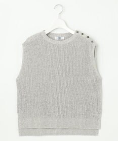 J.PRESS LADIES L 【WEB限定カラーあり】LINEN COTTON ニット ベスト