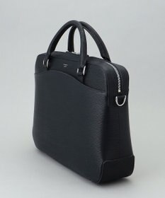 GOTAIRIKU 日本製【PELLE MORBIDA】型押しレザー ブリーフバッグ