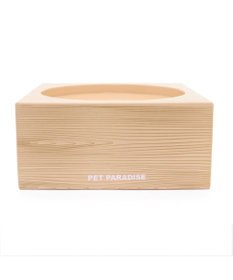 PET PARADISE 木製フードテーブル【大】（フードボウル別売り）M