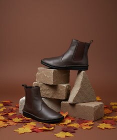 Pointer 本革軽量サイドゴアステッチショートブーツ