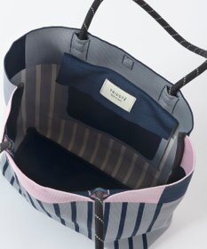 TRICOTE 【PC／A4サイズ】ストライプニットtote bag