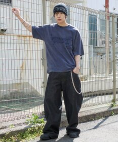 WEGO 【ユニセックス着用ITEM/MLサイズ展開】ブリーチダメージアップリケT（SS）