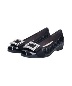 Bridget Birkin ＜3E＞【Bridget Birkin Walk】キルティングビジューリボンウォーキングパンプス