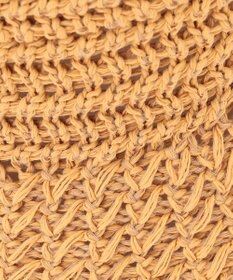 ANY フェイクラフィアニットバケット