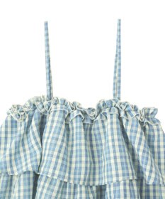 earth music&ecology 【予約】アソートチェックティアードビスチェ