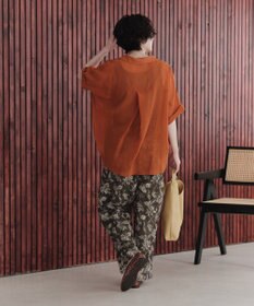 Green Parks レースプリント柄パンツ