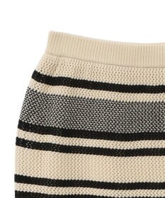 Green Parks ボーダーニットスカート