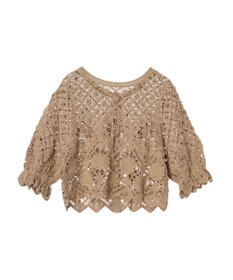 Green Parks ・ＳＵＧＡＲ　ＳＰＯＯＮ　２ｗａｙクロシェカーディガン