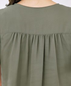 Tiaclasse フレアスリーブチュニックブラウス