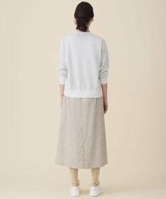 自由区 L 【セットアップ対応】ワッシャーカットジャカード スカート