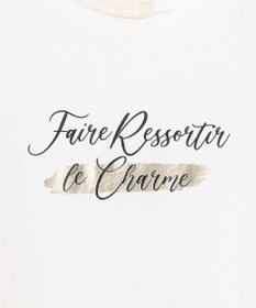 ANY SIS 箔プリントロゴ Tシャツ