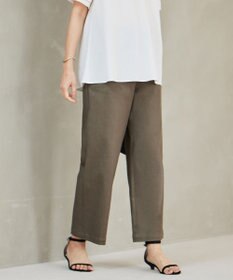 J.PRESS LADIES S 【洗える】ハイパワーデニムツイル ワイド パンツ