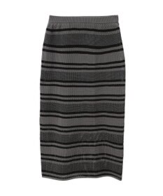 Green Parks ボーダーニットスカート