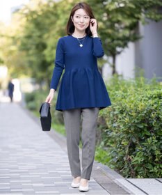 23区 S 【Sサイズ限定】ストレッチダブルクロス テーパード パンツ