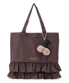 TOCCA SOGNO FUR CHARM TOTE トートバッグ【WEB＆一部店舗限定・A4サイズ対応】