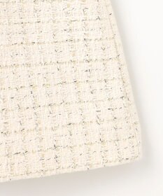 ANY SIS L ファンシーツイードペプラム ジレ