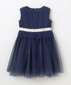 組曲 KIDS 【110-140㎝】フラワーレース ドレス