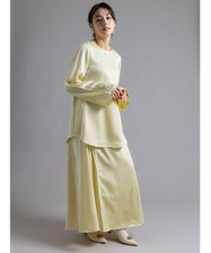 Te chichi 【Atelier Bonheur】サテンロングスカート(セットアップ可)《2025winter catalog item》