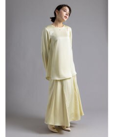 Te chichi 【Atelier Bonheur】サテンロングスカート(セットアップ可)《2025winter catalog item》