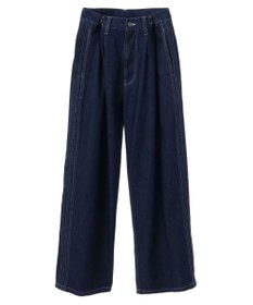 CRAFT STANDARD BOUTIQUE 【ユニセックス】デニム2タックワイドテーパードパンツ