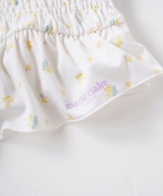 OP／FILA 【marie claire ENFANTS】シャーリングセパレート水着