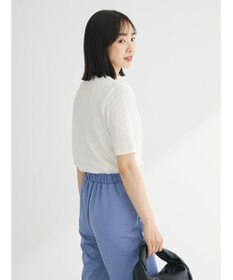 Green Parks プリーツ５分袖プルオーバー