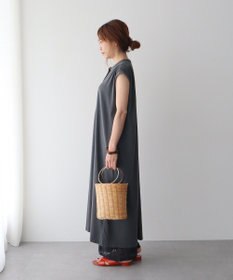CRAFT STANDARD BOUTIQUE ピグメントヘンリーネックカットソーワンピース